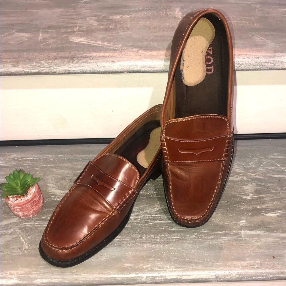 IZOD Edmunds Penny Loafers Brown Size 12M - Picture 2 of 9